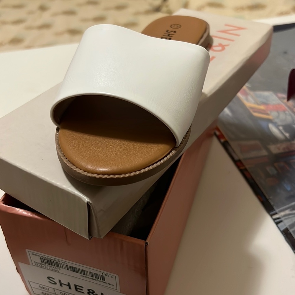 white sandals BOGO
